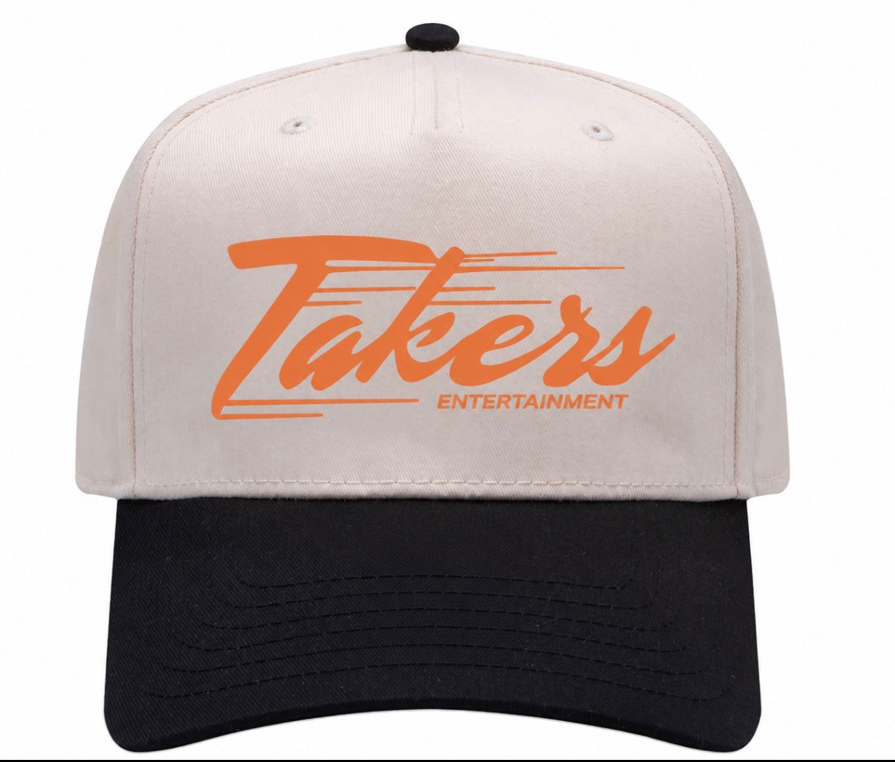 Takers Hat (Cream/Orange)
