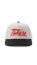 Takers Ent Hat (Cream/ Black/ Red)