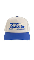 Takers Ent Hat (Cream/ R.Blue)