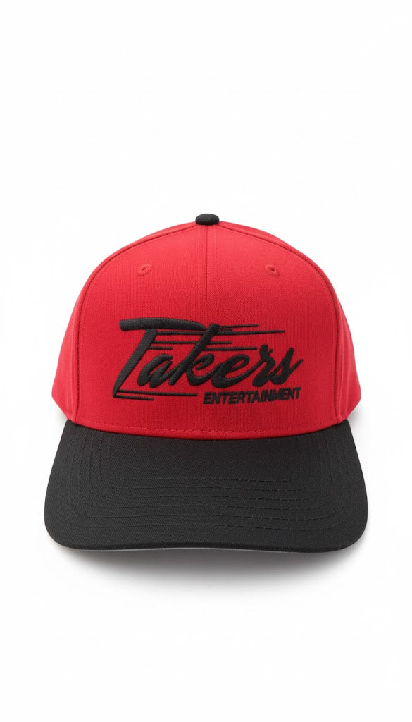 Takers Ent Hat (Red/ Black)